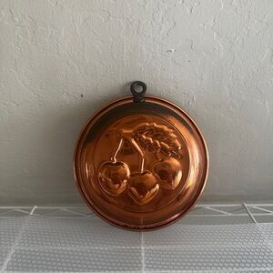 Copper Cherry Wall Decor